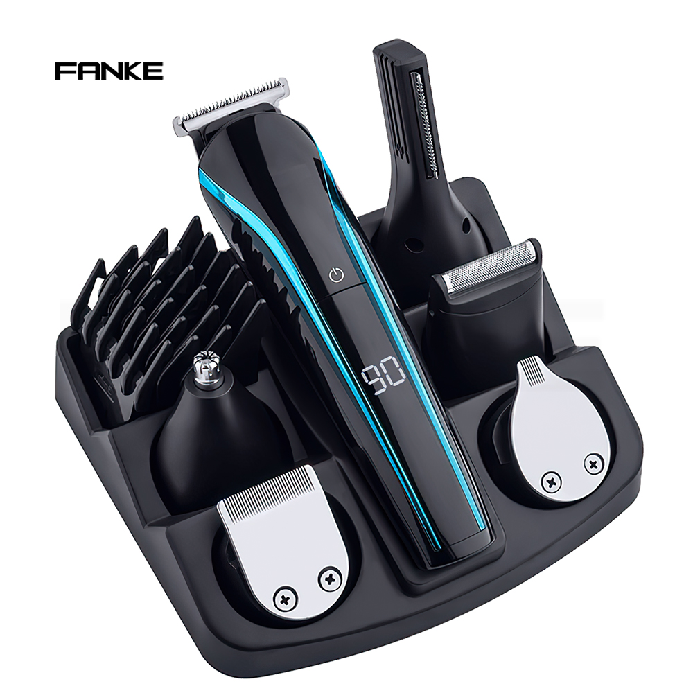 6-in-1 プロフェッショナルコードレス男性用グルーミングキット | Fanke